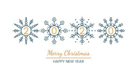 Greeting card and invitation. there is an inscription 220 inside the snowflakes. Design element for greeting cards for banners, invitations and flyers. Xmas concept. vectorのイラスト素材