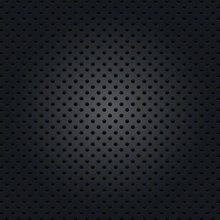3d perforated metal pattern on grunge background. vector illustrationのイラスト素材
