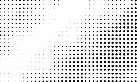 Gradient halftone vector texture overlay. Monochrome abstract geometric patternのイラスト素材