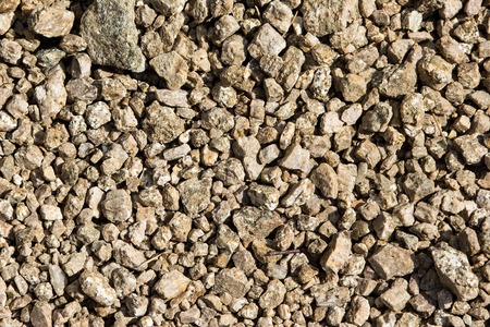 Natural texture. Closeup of gravel. Medium sized stones