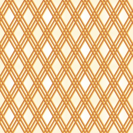 Seamless pattern of elegant diagonal lattice in orange and yellow colors. Vector illustration for beautiful creative designのイラスト素材