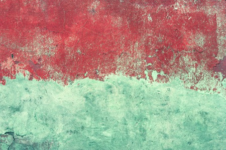 Old shabby concrete wall texture with cracked paint. Abstract grunge backgroundの写真素材