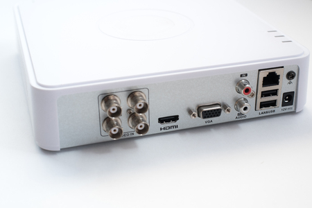 Generic Internet device router isolated over the white background