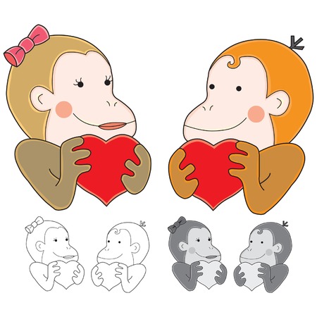 Monkeyのイラスト素材