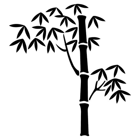 Bamboo silhouetteのイラスト素材