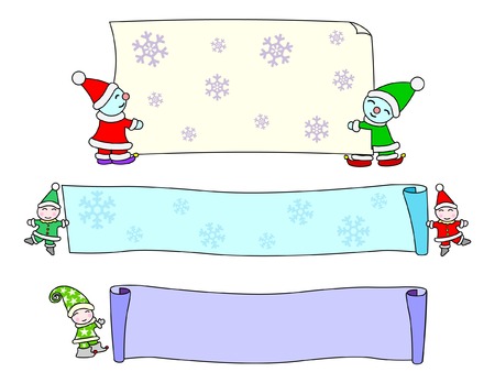 banner christmasのイラスト素材