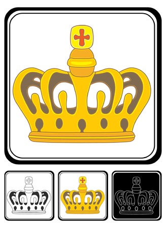 Crown Iconのイラスト素材