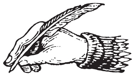 Writing Handのイラスト素材