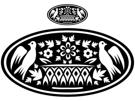 Victorian Style Patternのイラスト素材