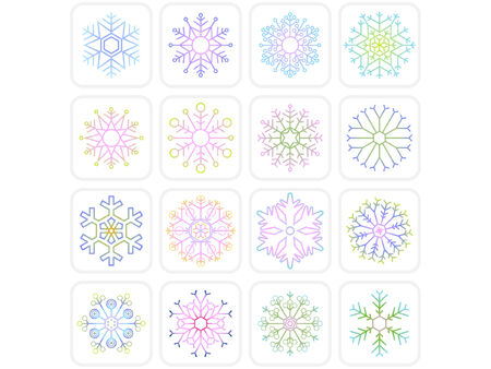 Snowflakesのイラスト素材