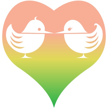 Velantine heart shapeのイラスト素材