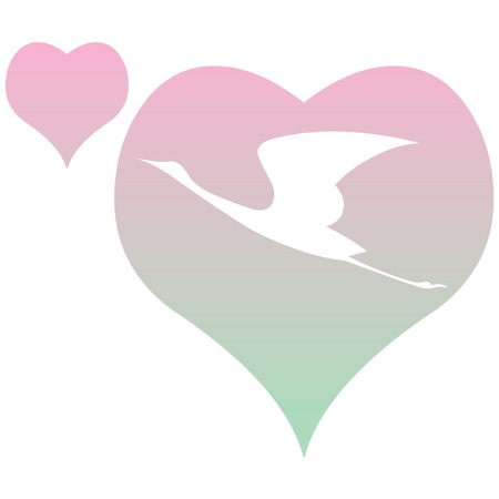 Velantine heart shapeのイラスト素材