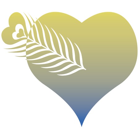 Velantine heart shapeのイラスト素材