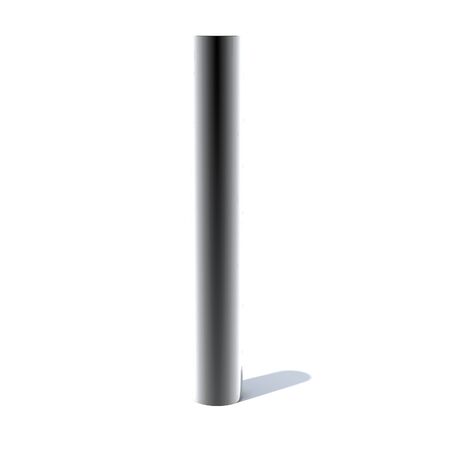 3D letters out of shiny silver stainless steel. Round pipe. Letters for engineers and heavy industry. 3D rendering.の写真素材