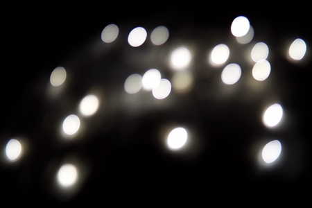 Abstract Bokeh Blur Light Texture on Dark Background.Night lightの写真素材