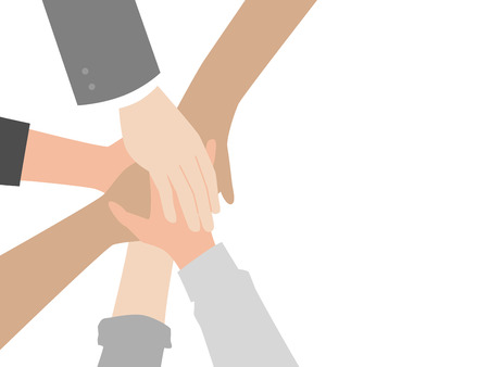 Set of human hands harmony together cooperation concept, animation,finger draw icons, skin, white...