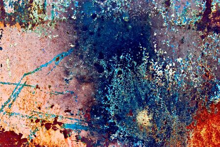 grunge paint on metal background