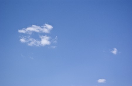 Picture a quiet beautiful sky with cloudsの写真素材