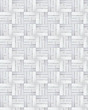 the Vintage or grungy white wooden backgroundの写真素材
