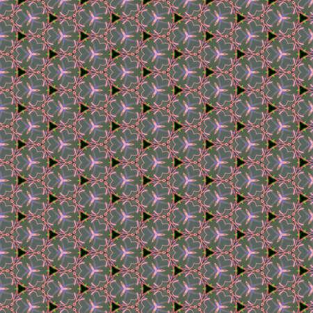 Vintage shabby background with classy patterns  Geometric or floral pattern on paper texture in...