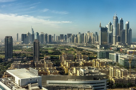 The Buildings In The Emirate Of Dubaiのeditorial素材