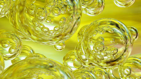 Oil drop isolated on white background. Icon of drop of oil or honey, 3D rendering