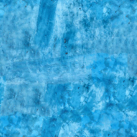 Grain blue paint wall background or textureの写真素材