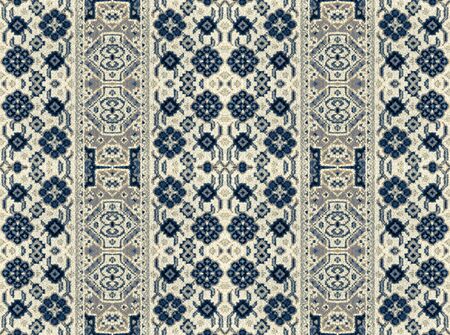 A pattern of floral and geometric elements for carpet, beddingの写真素材