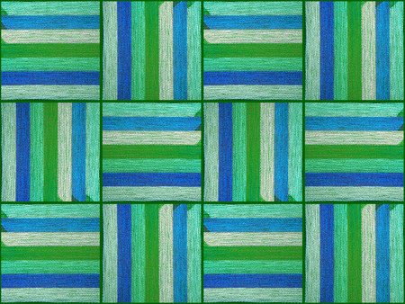 The pattern of fragments striped fabricの写真素材