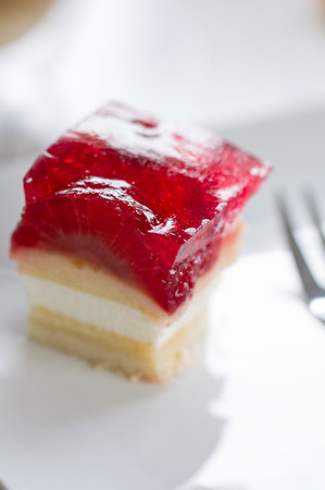 Petit Fours with Strawberriesの写真素材