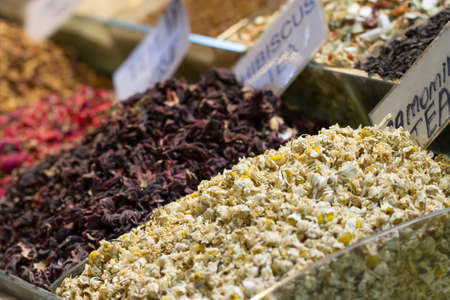 Tea at the marketの写真素材