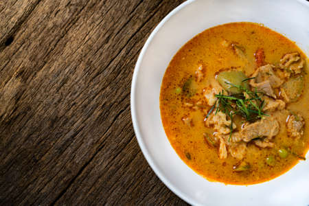 Panaeng Curry with pork, Thailand delicious traditional food style.の写真素材