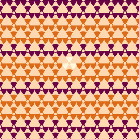 autumn seamless pattern cog modified shape fall shades color, illustrations vectorのイラスト素材