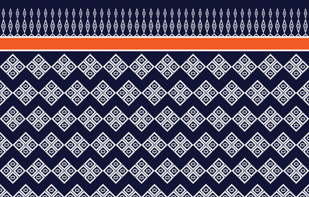 abstract pattern background geometric vintages cross stitch traditional ethnic, Aztec African Indian Indonesian pattern for fabric print cloth dress carpet curtains and sarongのイラスト素材