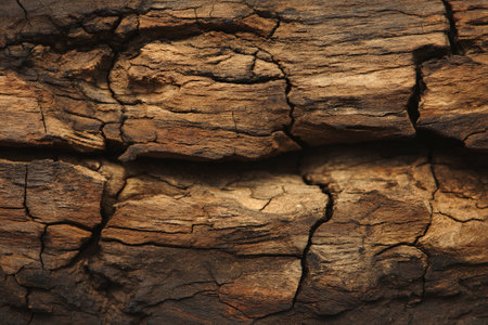 tree bark close up showing intricate natural cracks, forest texture, raw organic feelの素材
