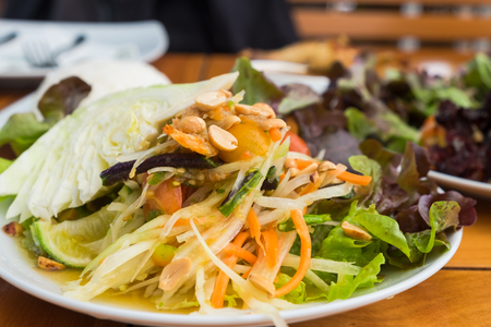 papaya saladの写真素材