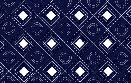 Seamless abstract pattern design vector background. Blue pattern and background.