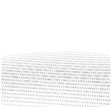 Binary Numbers fading into the background.の写真素材