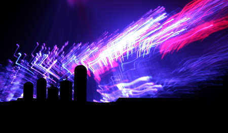 Abstract background or layer - 'Northern Lightd