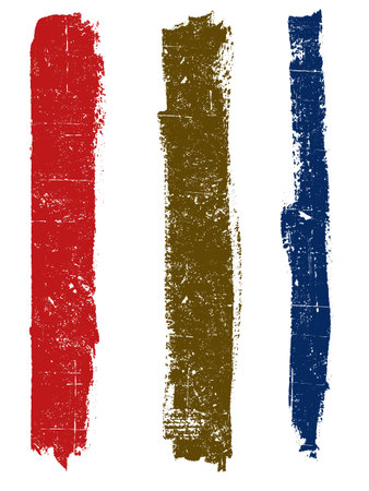 Grunge elements - Grunge Lines 1- Highly Detailed vector grunge elementsのイラスト素材