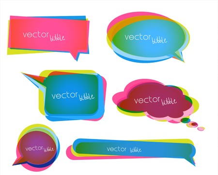 Speech bubbles.のイラスト素材