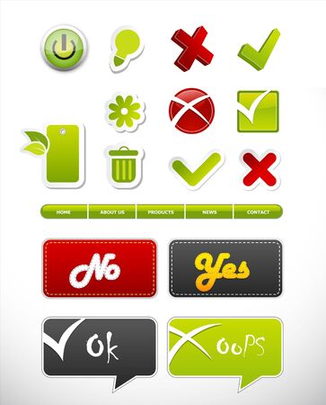 Set of badges with symbols.のイラスト素材