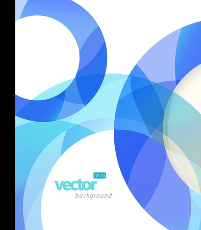 Abstract illustration with circles.のイラスト素材