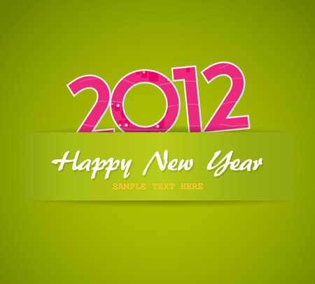 Happy New Year card. のイラスト素材