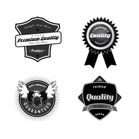 Set of vintage labels.のイラスト素材