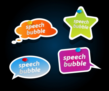 Set of speech bubbles.のイラスト素材