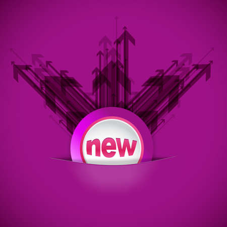 New label with arrows.のイラスト素材