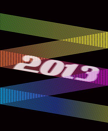 Abstract background with colorful lines.のイラスト素材