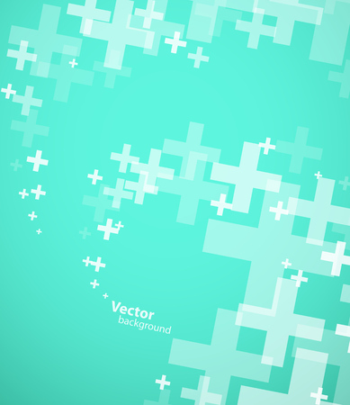Abstract background created with plus sign.のイラスト素材