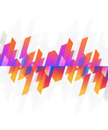Abstract background with colorful stripes.のイラスト素材